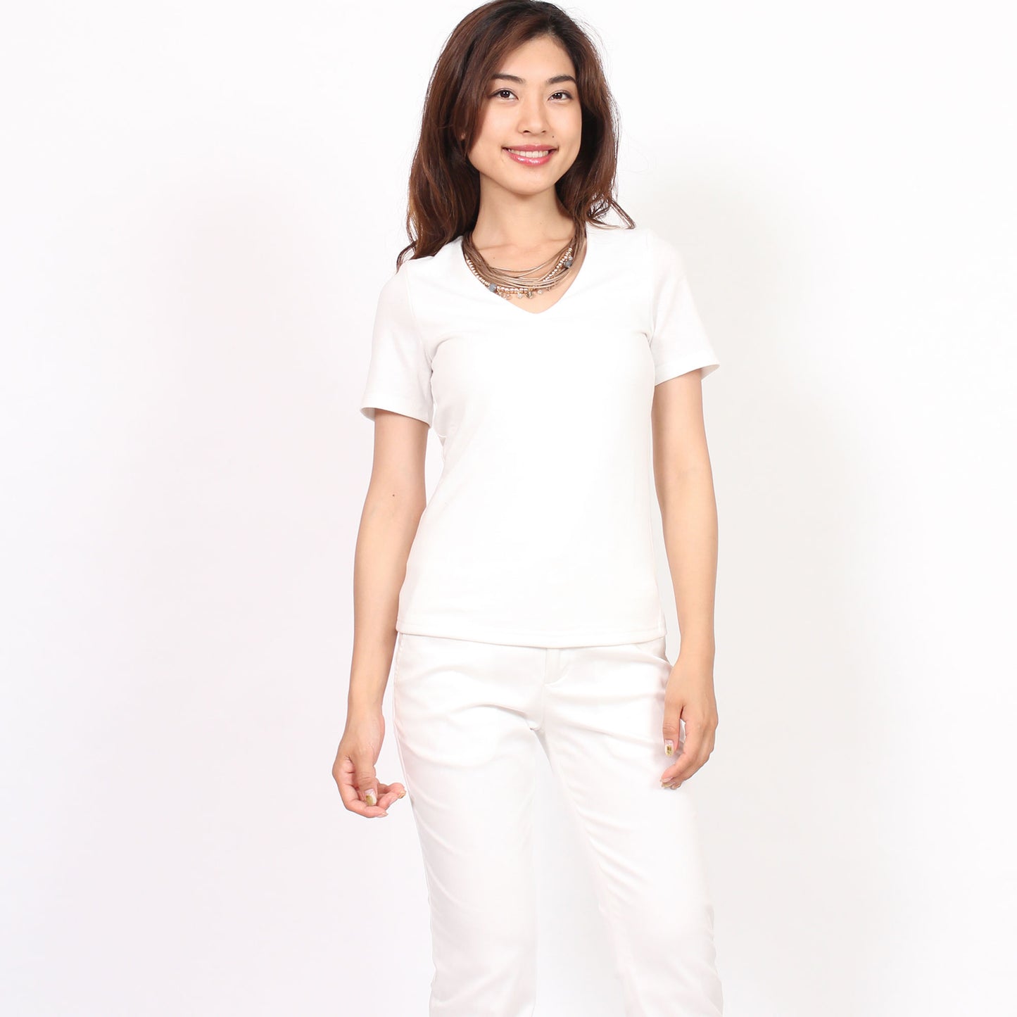 透けない半袖カットソーTシャツ M 3カラー