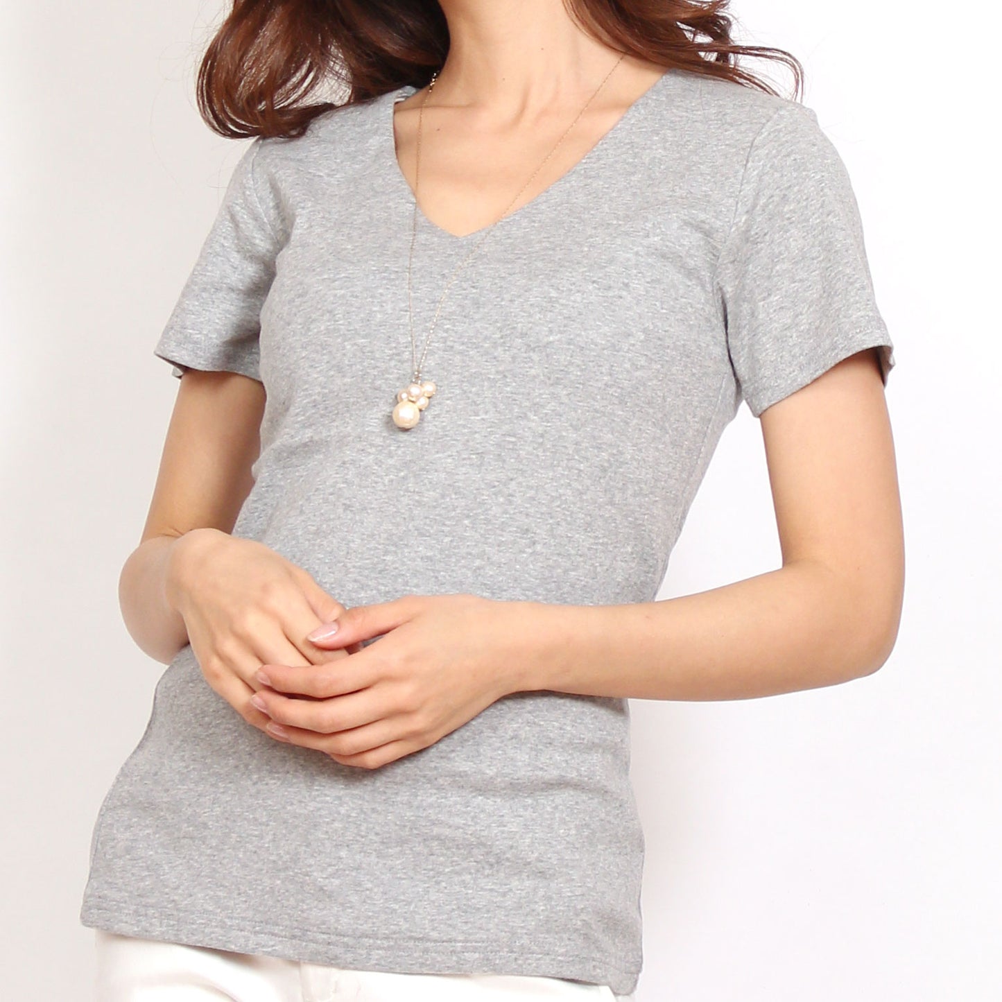 透けない半袖カットソーTシャツ M 3カラー