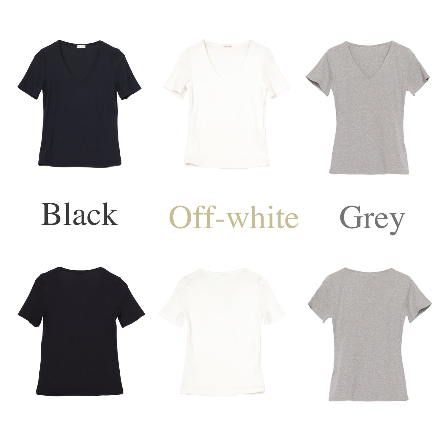 透けない半袖カットソーTシャツ M 3カラー