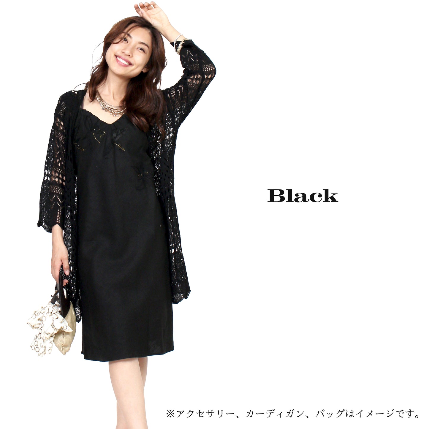 インポート 麻ワンピース BURRNS BAZAAR リネンサマーワンピース 2カラー
