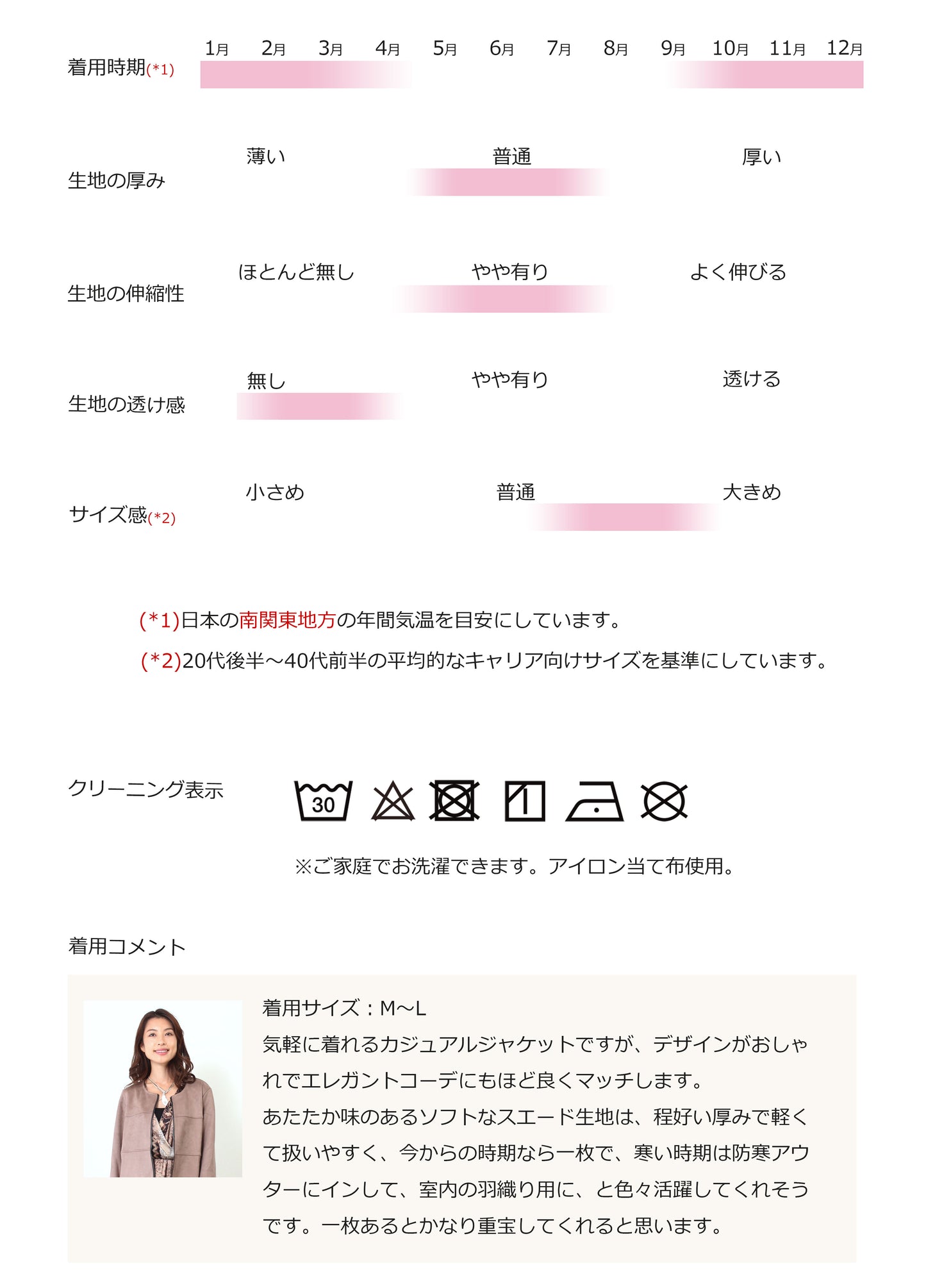 スエード調Aラインフロントジップジャケット 6カラー M〜L