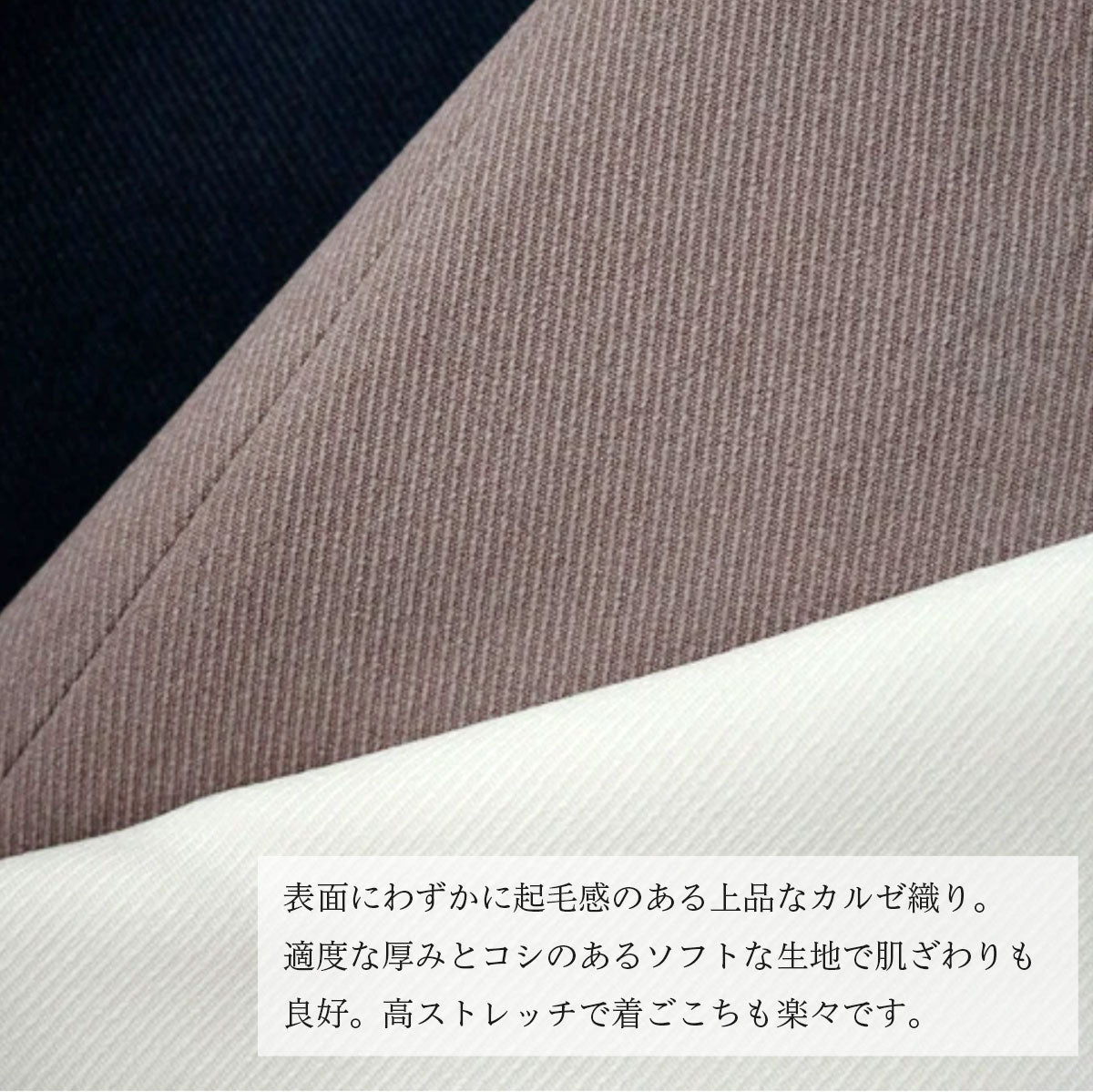 ノーカラージャケット&ワンピーススーツ 4カラー S M L LL