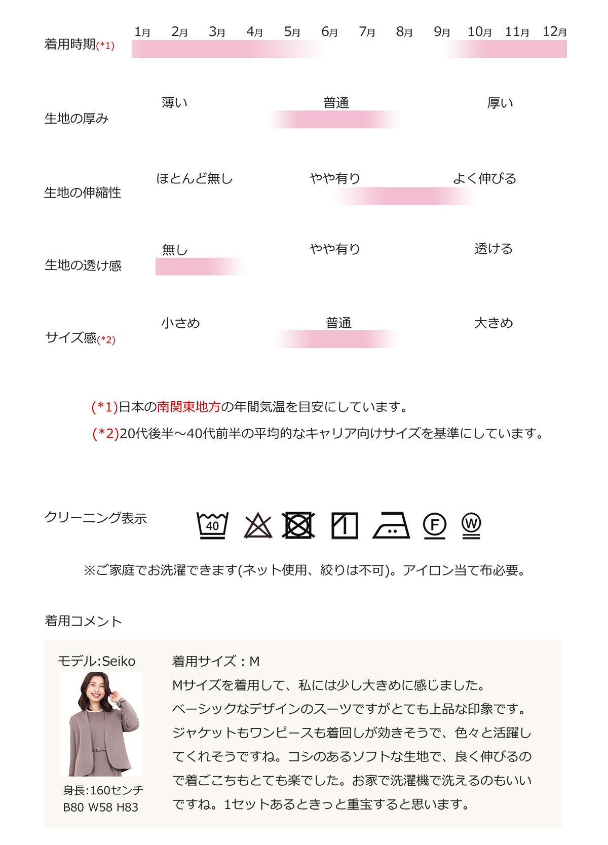 ノーカラージャケット&ワンピーススーツ 4カラー S M L LL