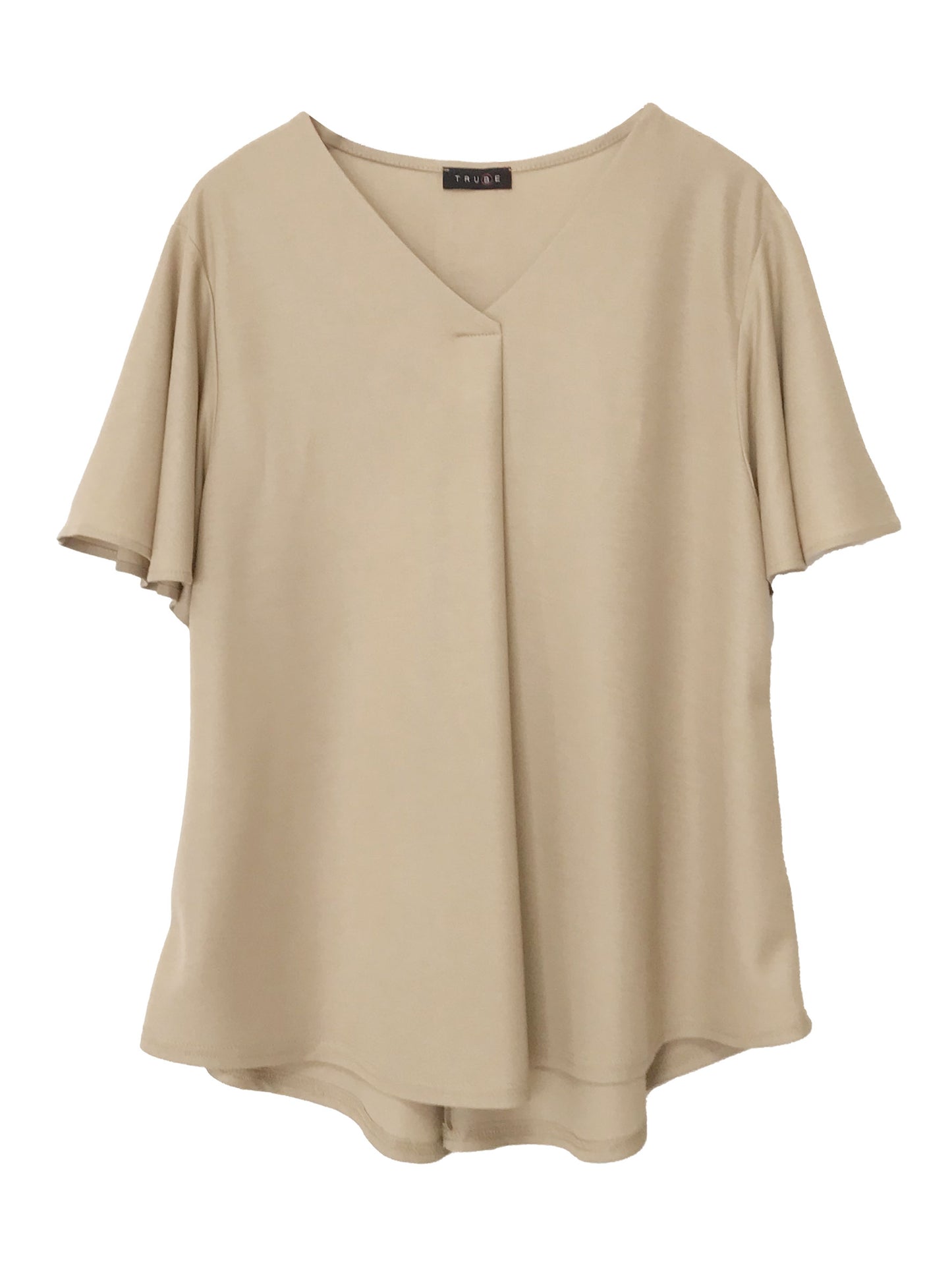 ブラウス ロング フリル袖 プルオーバーカットソー チュニック 6カラー M〜L