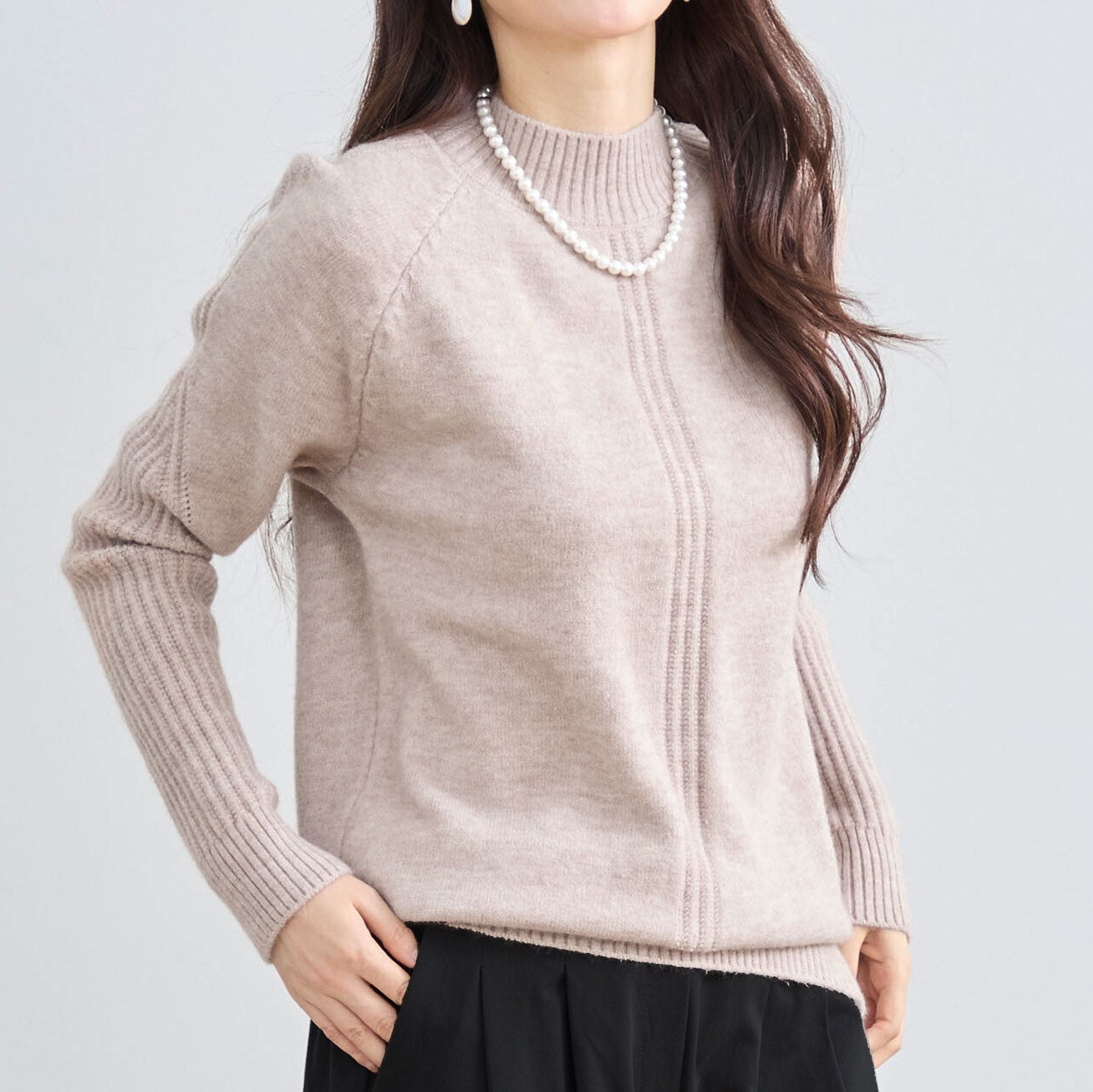 新品・タグ付き】アレキサンダーワン ニット 長袖 モックネック