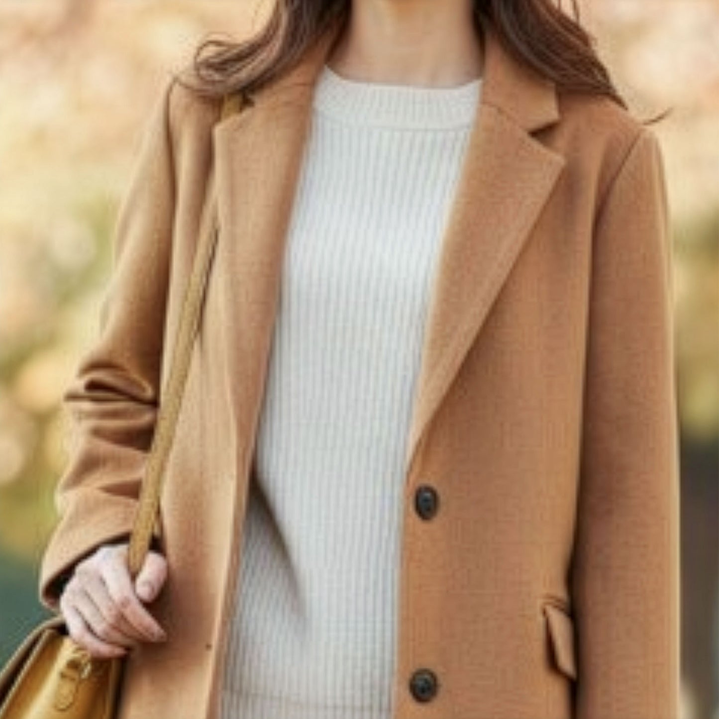 カシミヤタッチ フェイクウールチェスターコート M,L,LL 4カラー