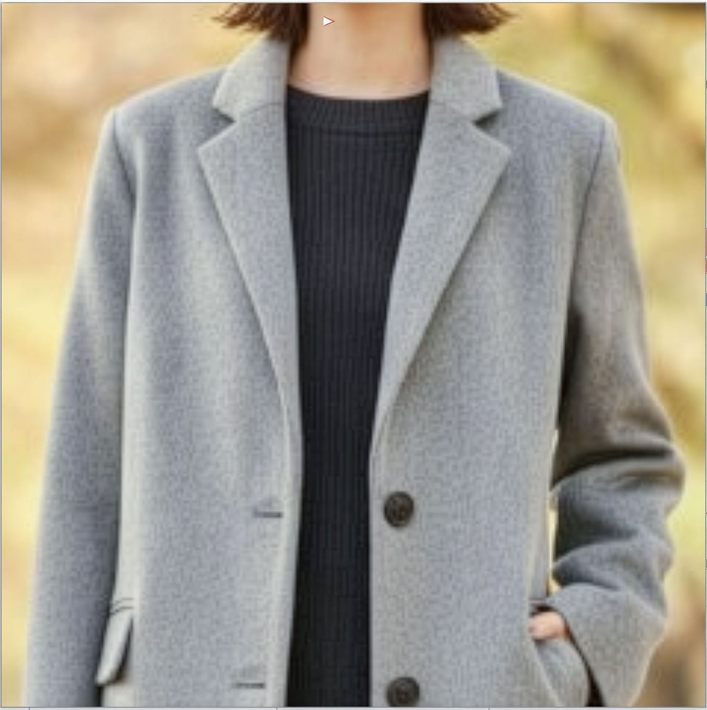 カシミヤタッチ フェイクウールチェスターコート M,L,LL 4カラー